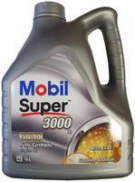 Синтетическое моторное масло Mobil Super 3000 X1 5W40 4L