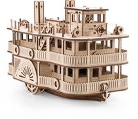 Сборная модель из дерева EWA Колесный пароход Принцесса рек