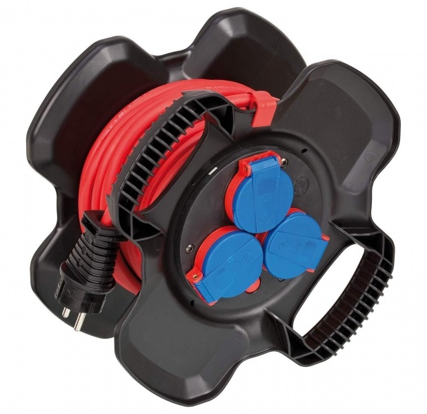Удлинитель на катушке 10 м Brennenstuhl Compact Cable reel, кабель BREMAXX (1169717100)