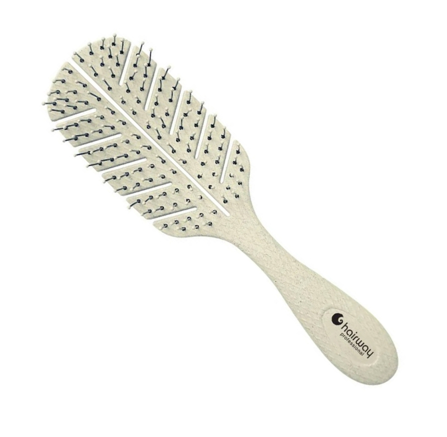 Щетка массажная HAIRWAY ECO Corn, 10 рядов, бежевая (08094-20)