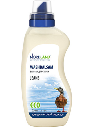NORDLAND Бальзам для стирки джинсовой одежды (Jeans), 750 мл.