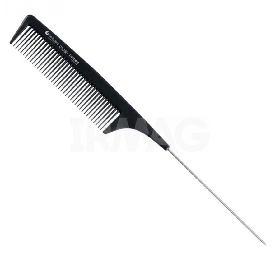 Расческа Hairway Carbon Advanced  мет. хвост. 220 мм (05085)