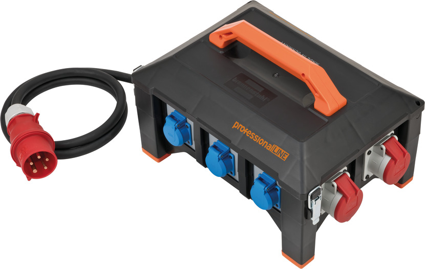 9150320060 Brennenstuhl professionalLINE сетевой распределитель 2 м., 9 роз.,сеч.каб.6мм2.,IP44