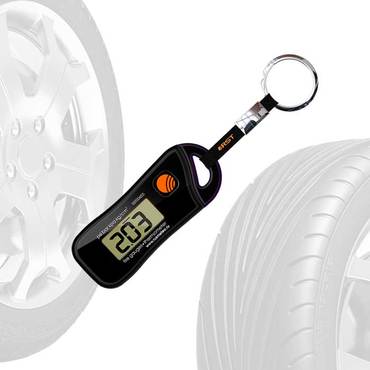 Цифровой измеритель давления в шинах c термометром (брелок) RST 00455
