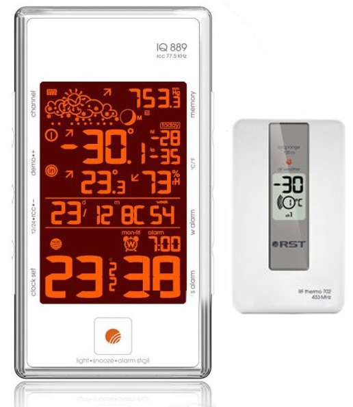 Метеостанция с радиодатчиком RST 02889 Meteolight
