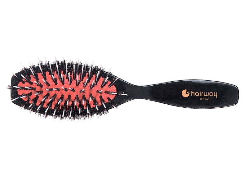Щетка массажная HAIRWAY Cherry, 7 рядов (08062)