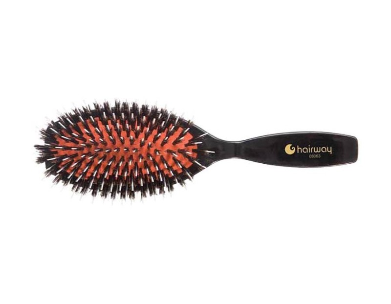 Щетка массажная HAIRWAY Cherry, 11 рядов (08063)
