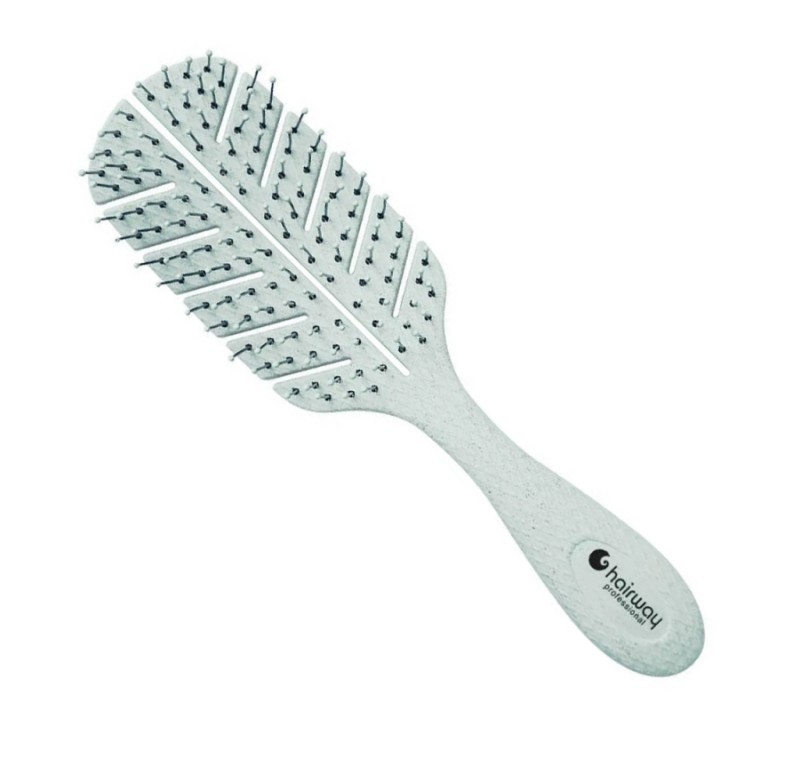 Щетка массажная HAIRWAY ECO Corn, 10 рядов, мятная (08094-23)