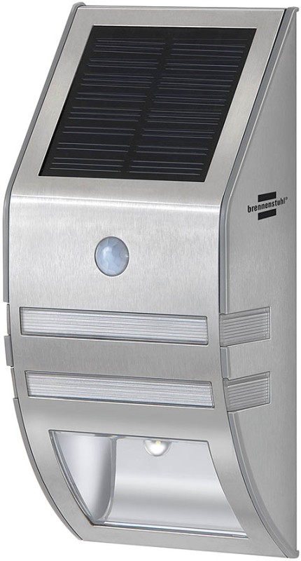 Светильник настенный LED 30 лм Brennenstuhl SOL WL 02007, датчик движения, металл (1170780)