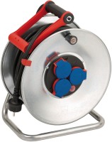 Удлинитель на катушке 40 м Brennenstuhl Garant S,  3 розетки, кабель черный 3G1,5 (1198340)