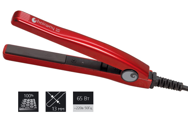 Щипцы-выпрямители Hairway Ruby Iron 65w B015 (04087)