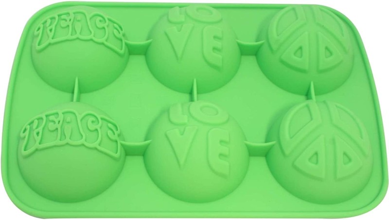 681221 форма для выпечки Kaiser 6 cup silicone mould Peace