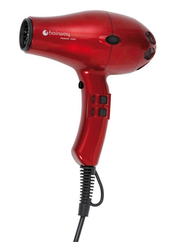 03048 Фен Hairway Phoenix Ionic Compact красн. 1800-2000W  А029