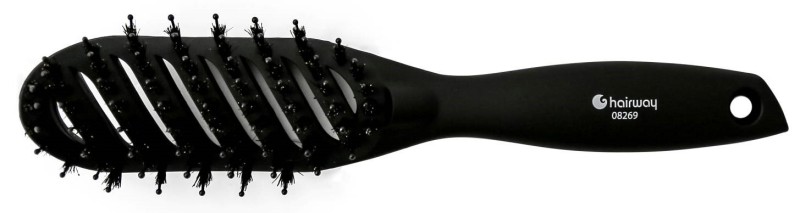 Щетка Hairway 9 рядная,  изогнутая с щетиной арт. 08269