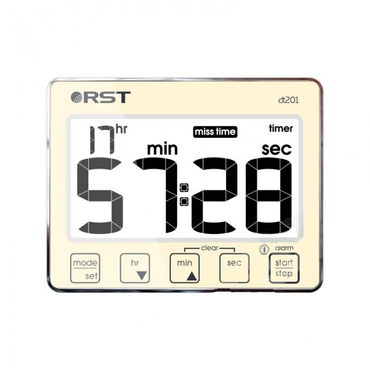 Цифровой таймер-секундомер с часами RST 04201