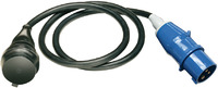 1132920 Brennenstuhl удлинитель-переноска Adapter Cable, 1,5м., вилка CEE, розетка 230V/16A, кабель черный, IP44