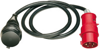 1132960 Brennenstuhl удлинитель-переноска Adapter Cable, 1,5м., вилка CEE 400V/16A, розетка 400V/16A, кабель черный, IP44