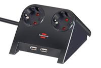 Удлинитель 1,8 м Brennenstuhl Desktop-Power-Plus, черный (1153500222)