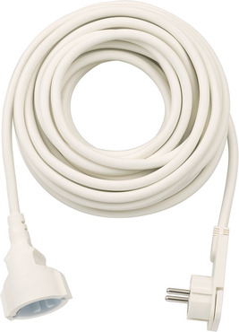 1168980210 Brennenstuhl удлинитель-переноска Extension Cable,10м., кабель белый 1,5мм2, 1 роз.,IP20