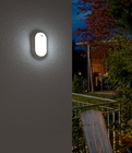 1270780010 Brennenstuhl светильник LED настенный,овал.,15 Вт,1600 лм, белый, IP65