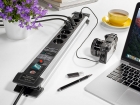 Сетевой фильтр 3 м Brennenstuhl Premium-Protect-Line, 6 розеток, 2 USB (1391000507)