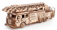 Сборная модель деревянная 3D EWA Пожарная машина с лестницей (EFTruck)