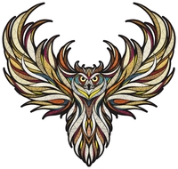 Деревянный, фигурный пазл EWA Мудрая Сова L 40x42 см (epuz-L-owl)