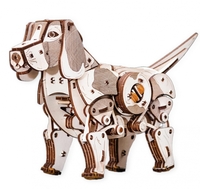 Конструктор деревянный 3D EWA Механический щенок Puppy (Epup)