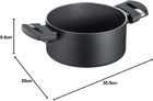 0015444502 Berndes b.green Alu Recycled Induction кастрюля 20 с крышкой
