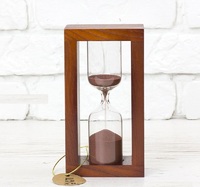 Стеклоприбор Часы песочные 4-30-5мин., песок коричневый, вишня (300600)