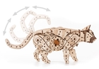 Сборная модель деревянная, конструктор 3D EWA Механический Кот (Кошка)(ECatWild)