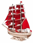 Сборная модель из дерева Lemmo Корабль с парусами Секрет Океана