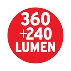 Фонарь с боковым освещением Brennenstuhl LED 360+240 лм, IP54 (1178690)