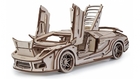 Конструктор 3D деревянный Lemmo Спорткар СКАТ (0075)