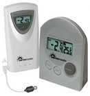 Электронный цифровой термометр с выносным радиодатчиком Meteomaster T254004-White