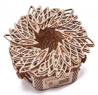 Механическая шкатулка из дерева Wood Trick Таинственный цветок
