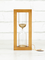 Стеклоприбор Часы песочные 4-27-10мин., песок бежевый, орех (300678)