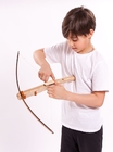 Деревянный детский арбалет с двумя стрелами на присосках