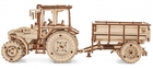 Сборная модель деревянная 3D EWA Прицеп к трактору БЕЛАРУС 82/2022 (ETRL-BLR)