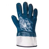 Jeta Safety JN069 Защитные перчатки из 100% хлопка с полным нитриловым покрытием и крагой