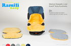 Меховой коврик для коляски или автокресла Ramili Baby Eccellente Grigio Chiaro (MKE03)