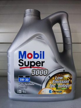 Синтетическое моторное масло MOBIL Super 3000 XE 5W-30, 4 л