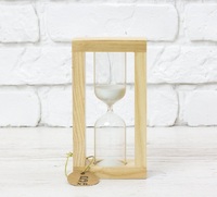 Стеклоприбор Часы песочные 4-30-5мин., песок белый, натуральный (300534)