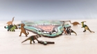 Деревянный пазл, головоломка EWA Динозавр T-REX XL (40x24 см) коробка-шкатулка (epuztrex)