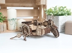 Сборная модель из дерева Lemmo Мотоцикл с коляской УРАН (01-59)