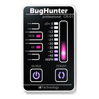 Детектор скрытых жучков, видеокамер и прослушивающих устройств BugHunter CR-01 Карточка