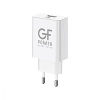 Сетевое З/У GFPower GF21 1USB 3.0A QC3.0 белый (83/332)