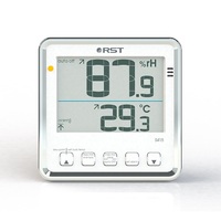 Цифровой термогигрометр с большим дисплеем, белый корпус RST PRO 02415.