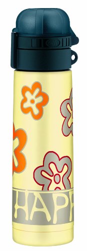 Термос-бутылочка Alfi Be happy flowers yellow 0,5L