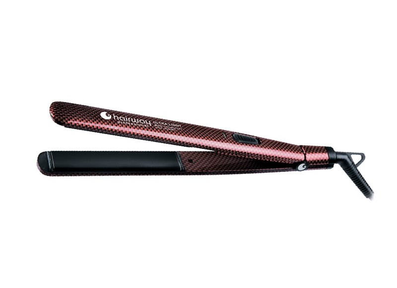 Выпрямитель для волос HAIRWAY Ultra Light MCH Ionic Ceramic, красный (04106)